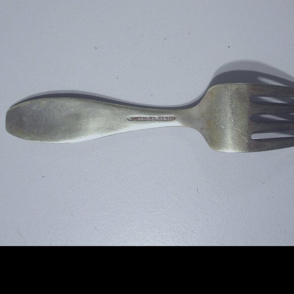 Vintage Silverplate Silver Plate Childs Kids Fork Puss in Boots Regal Silver Co - Picture 2 of 6